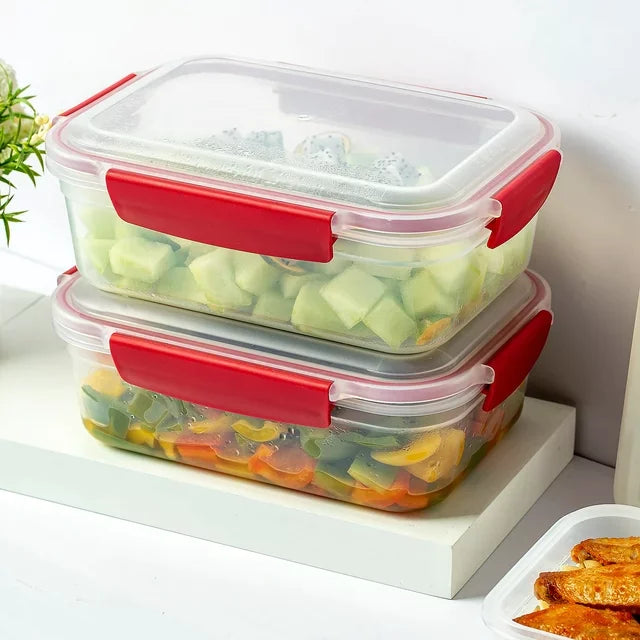 5-Pack Stackable Airtight Food Storage Containers