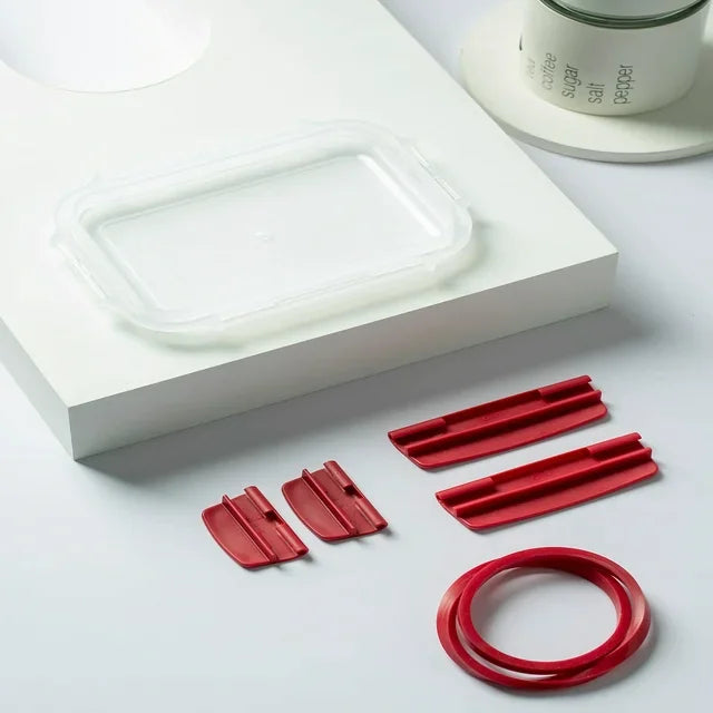 5-Pack Stackable Airtight Food Storage Containers