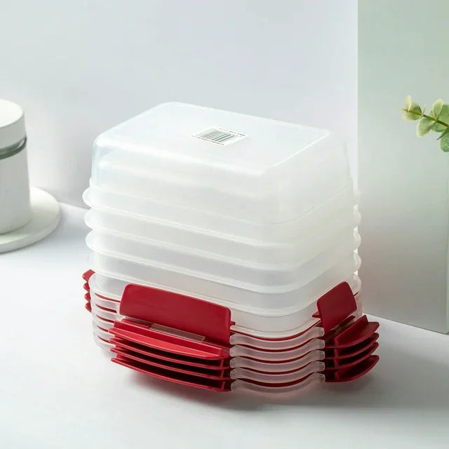 5-Pack Stackable Airtight Food Storage Containers